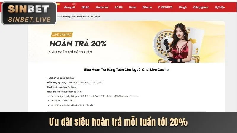 Biểu ngữ khuyến mãi tiền thưởng chào mừng